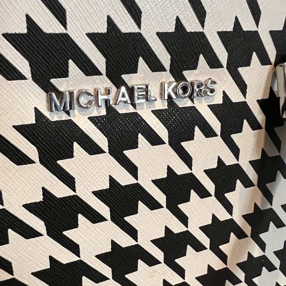 Michael Kors Houndstooth Black & White Bag